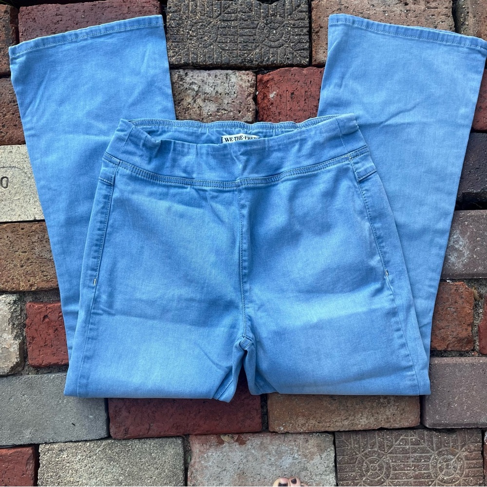 We the Free light denim pull on pants